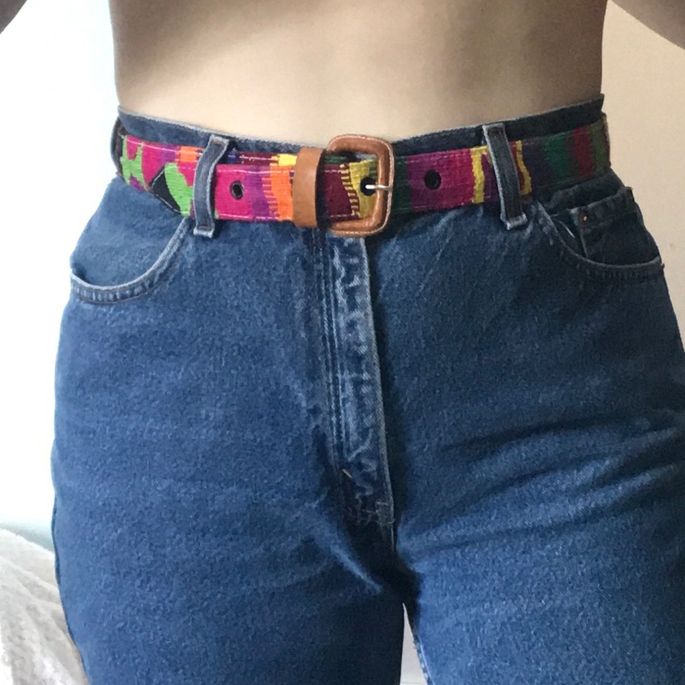 Handmade colorful patterned belt